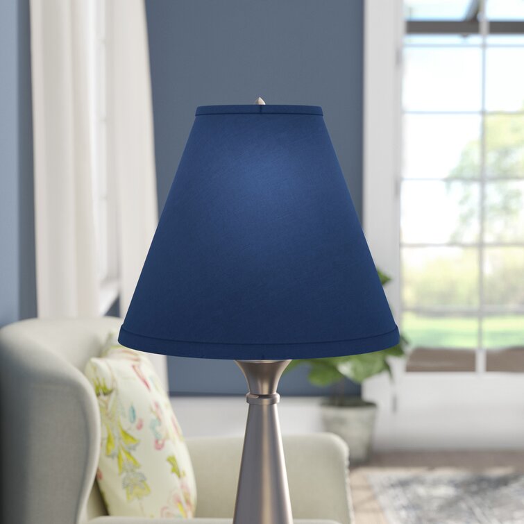 Blue floor hot sale lamp shade